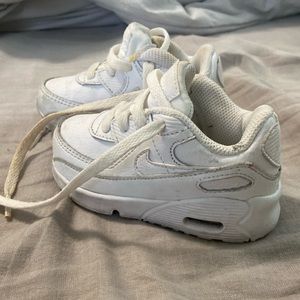 Toddler white Nike shoes size 5c